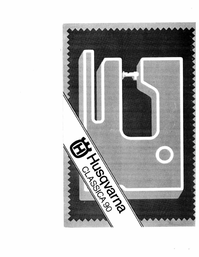 Page n°1 - Manuel utilisateur Husqvarna-Viking Classica 90