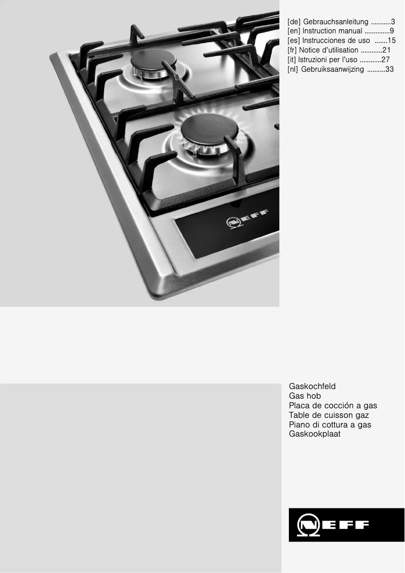 Page n°1 - Manuel utilisateur Neff T25Z55N1