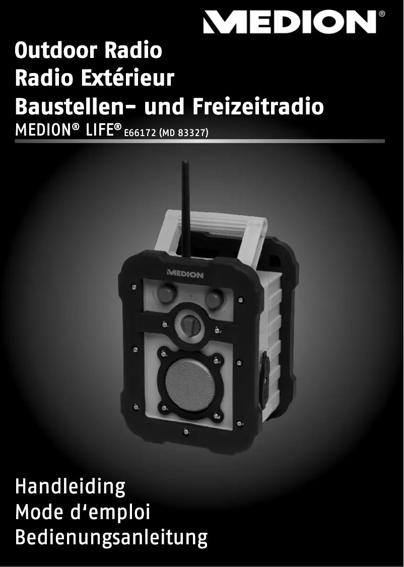 Image de la première page du manuel de l'appareil LIFE E66172 (MD 83327)