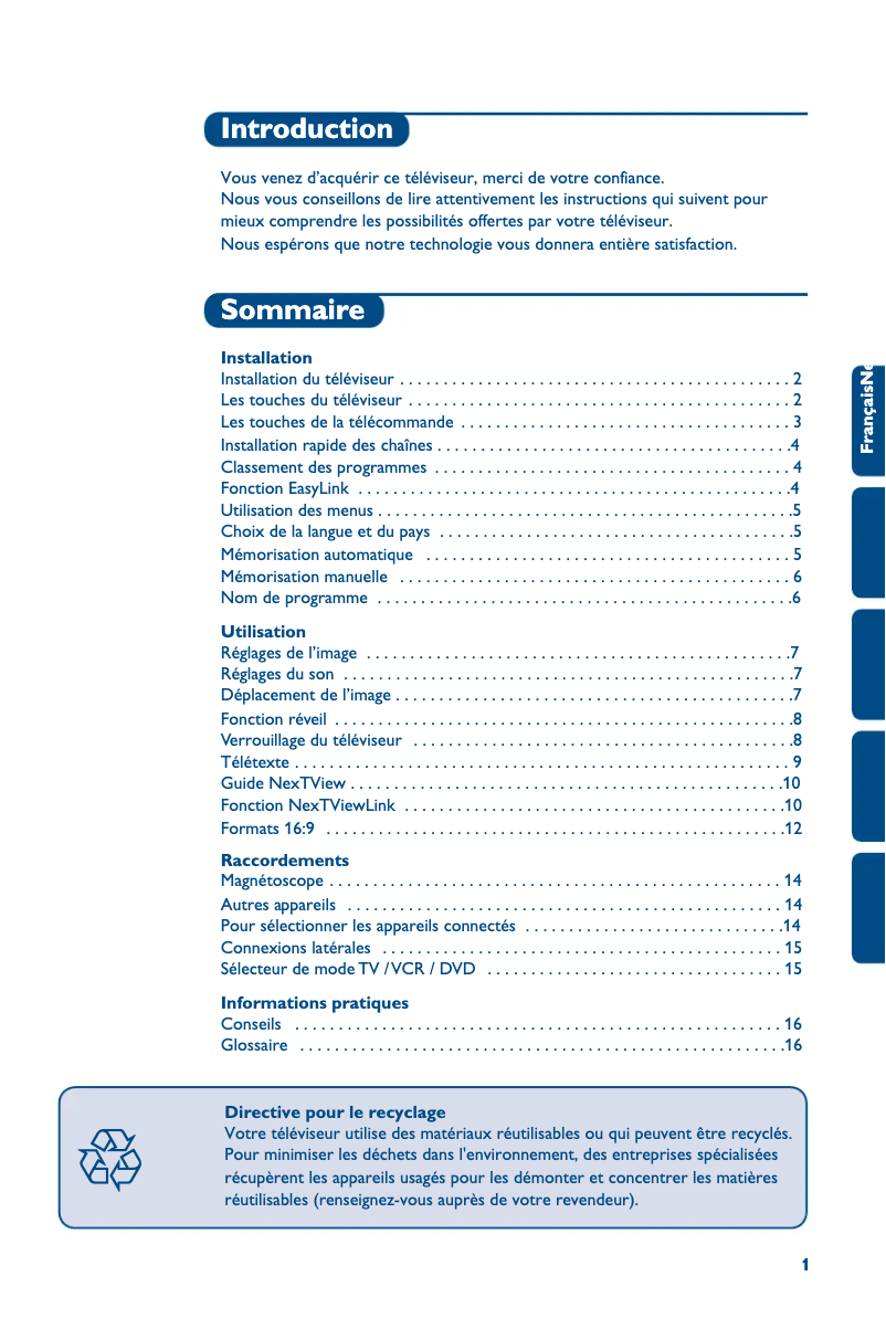 Page n°1 - Manuel utilisateur Philips 28PW6515