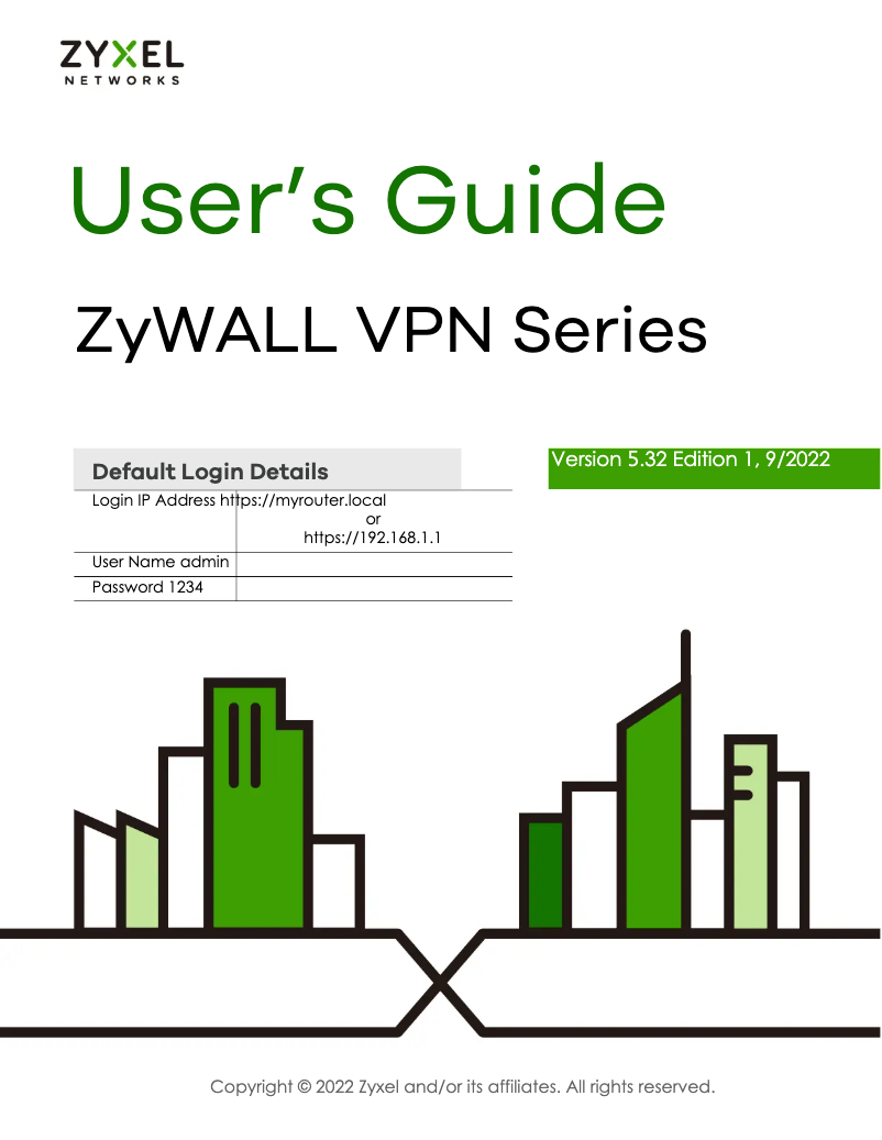 Page 1 de la notice Manuel utilisateur ZyXEL ZyWALL VPN50