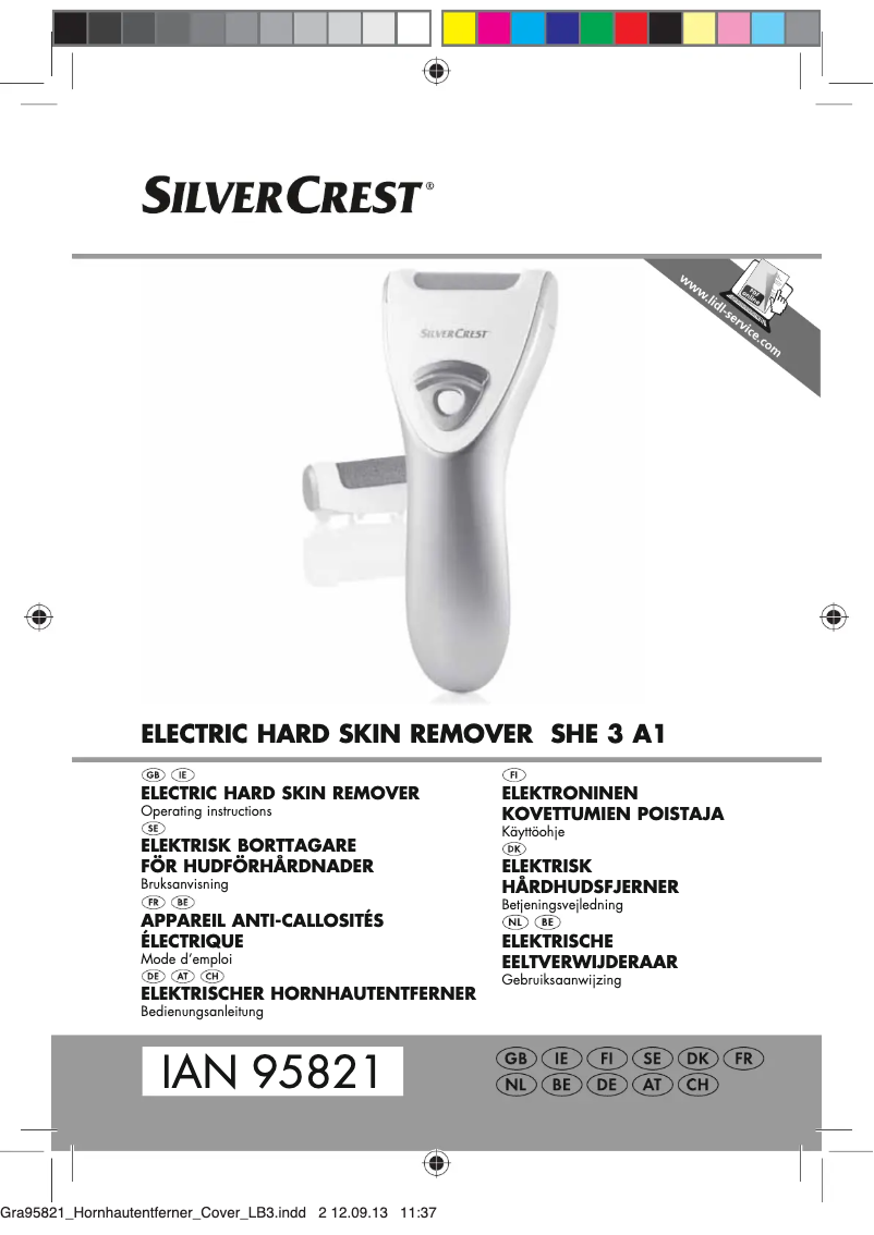 Page n°1 - Manuel utilisateur SilverCrest SHE 3 B2