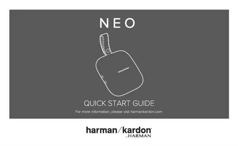 Imagen de la primera página del manual del dispositivo Neo