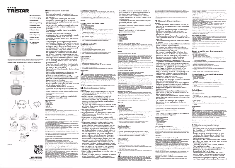 Image de la première page du manuel de l'appareil YM-2603
