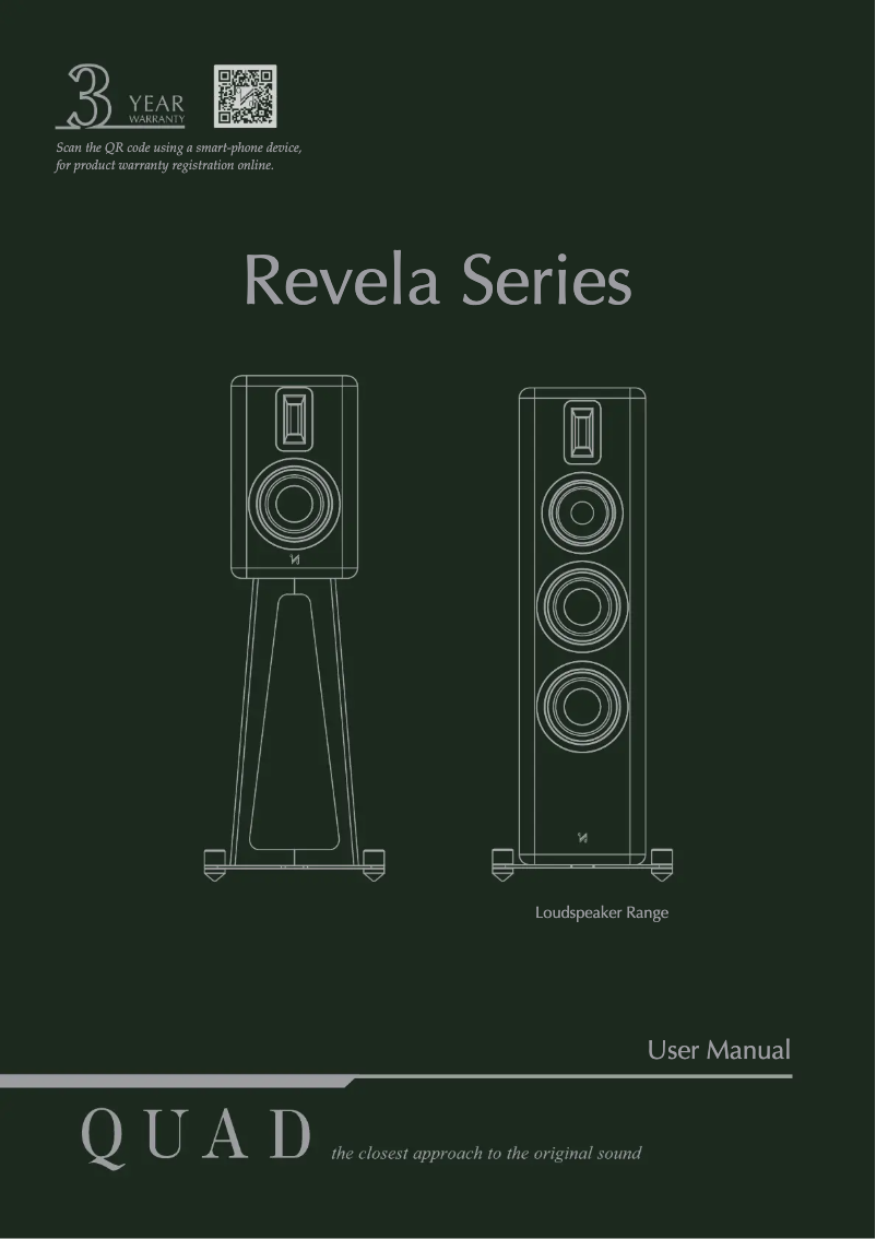 Page n°1 - Manuel utilisateur Quad Revela 1