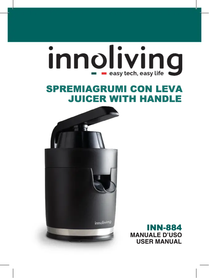 Page n°1 - Manuel utilisateur Innoliving INN-884