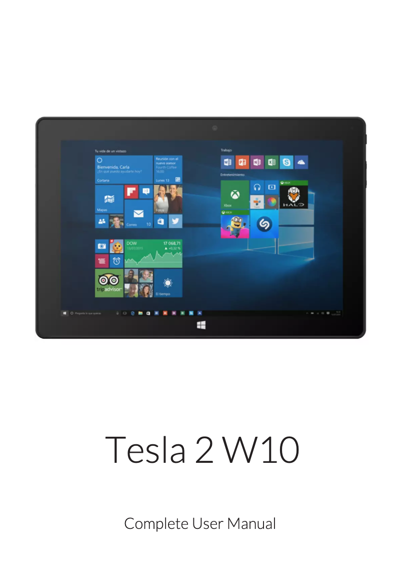 Image de la première page du manuel de l'appareil Tesla 2 W10