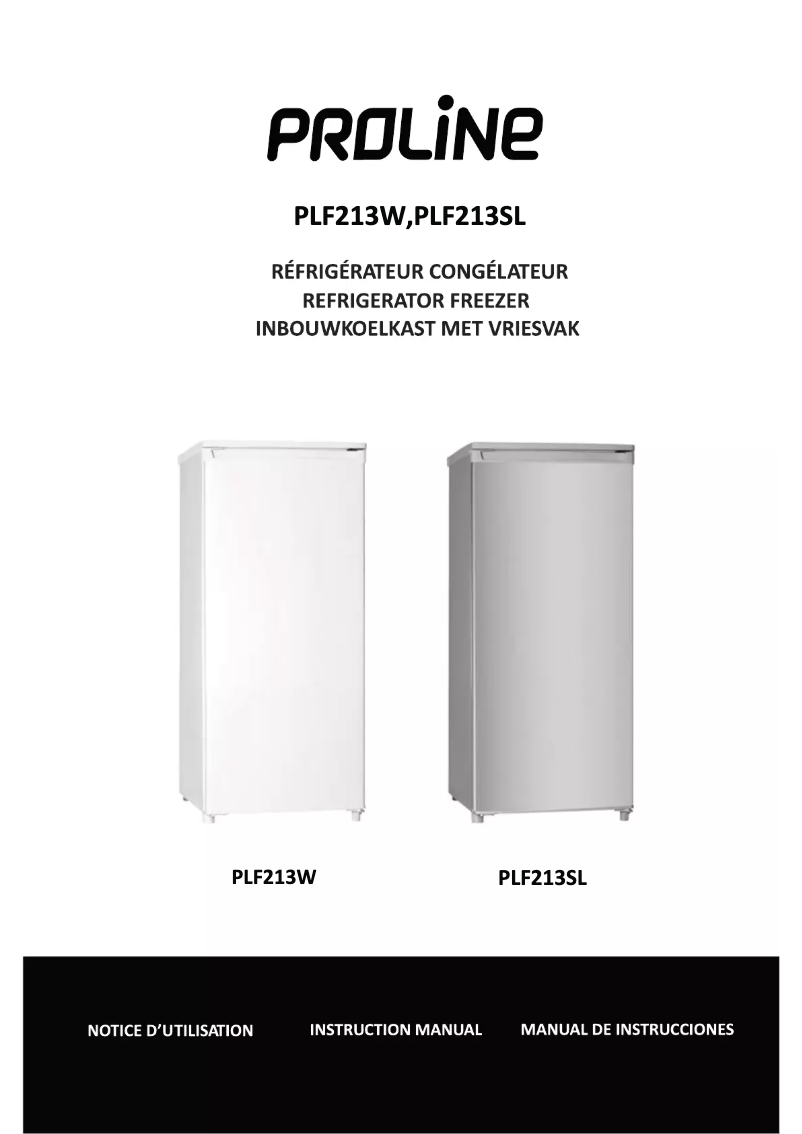 Image de la première page du manuel de l'appareil PLF213WH