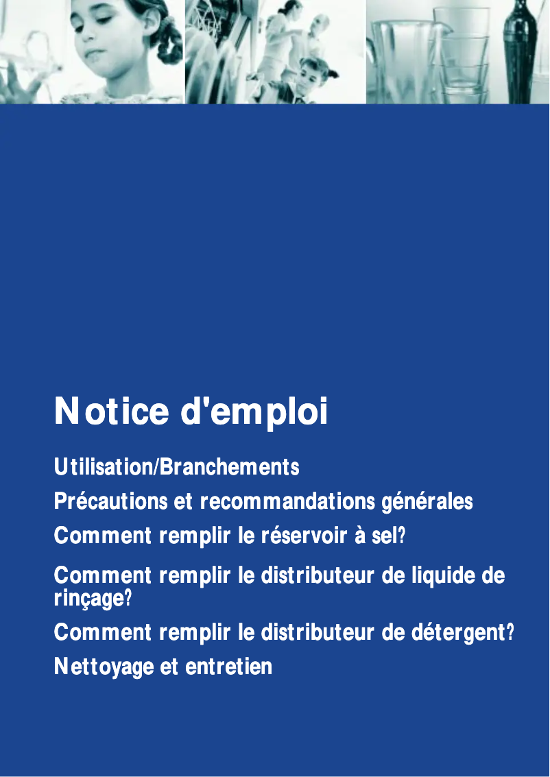 Page 1 de la notice Manuel utilisateur Bauknecht GSI 4875/3 TW-IN