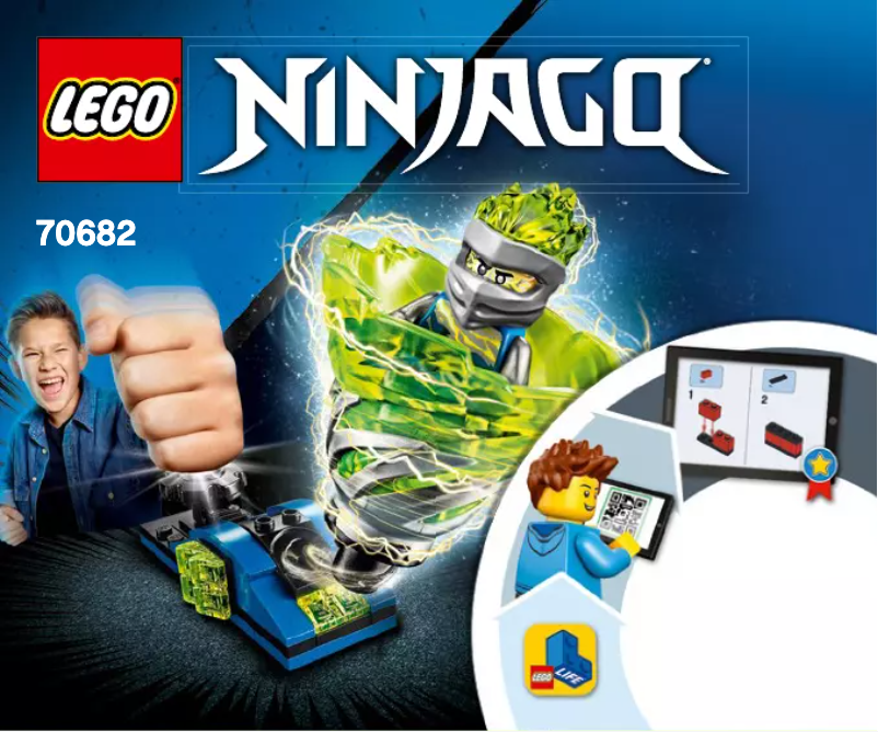 Page 1 de la notice Manuel utilisateur Lego Ninjago 70682