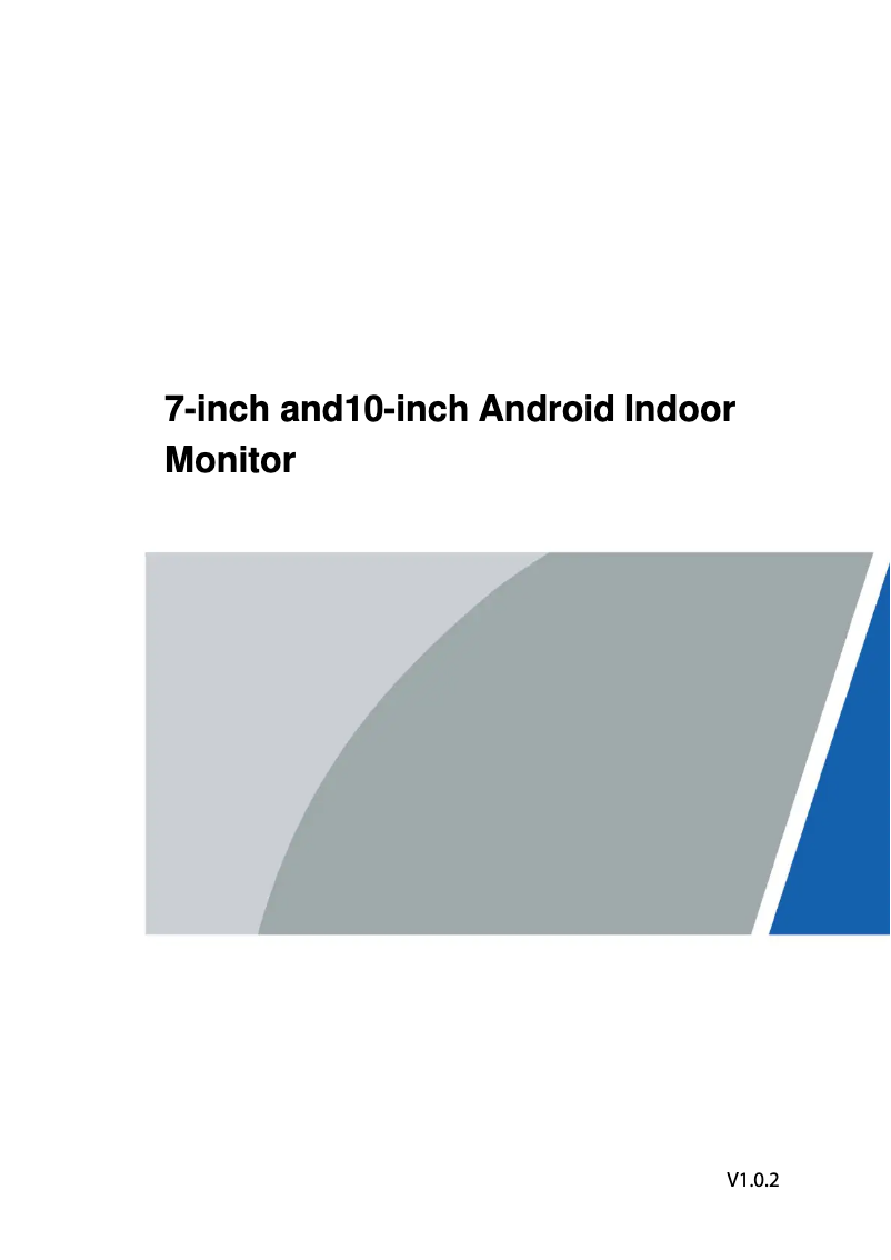 Page 1 de la notice Guide de démarrage rapide Dahua Technology VTH8A21KMS-CW