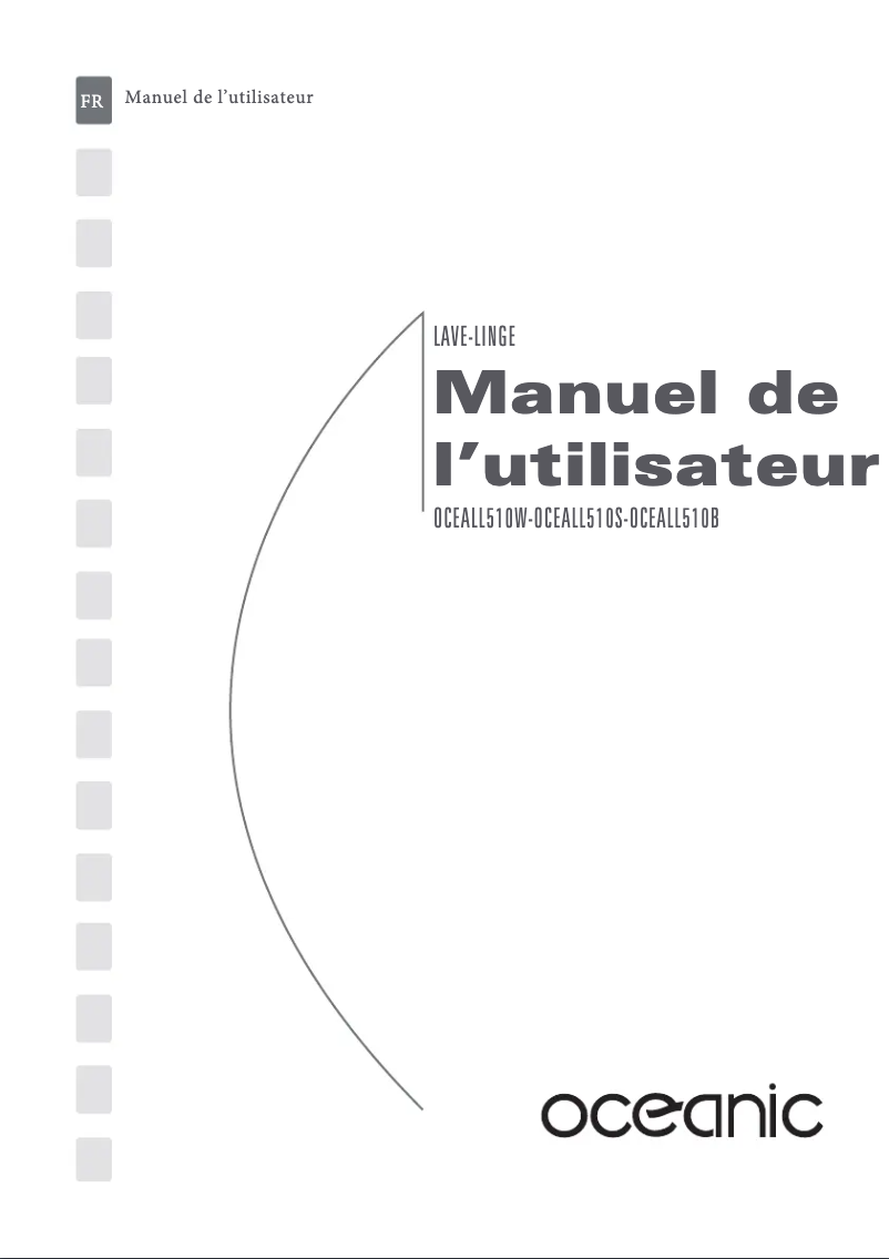 Page 1 de la notice Manuel utilisateur Oceanic OCEALL510B