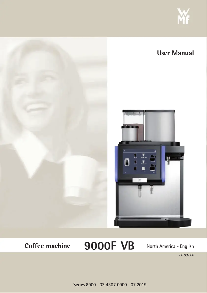 Page n°1 - Manuel utilisateur WMF 9000F VB