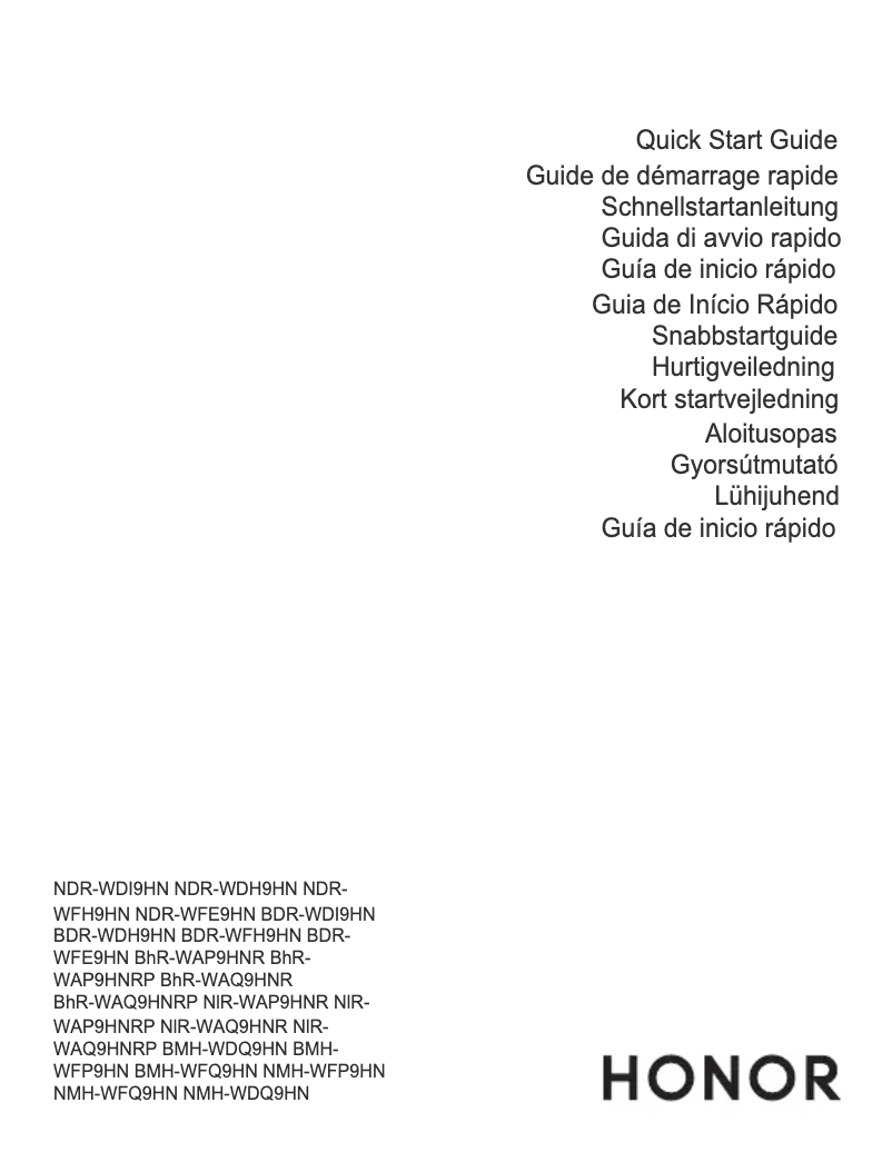 Image de la première page du manuel de l'appareil MagicBook 15 AMD
