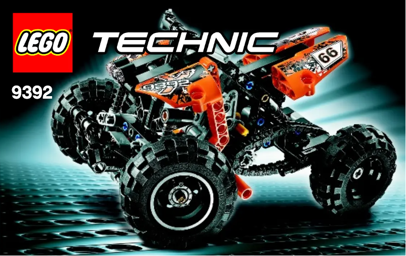 Page n°1 - Manuel utilisateur Lego Technic 9392