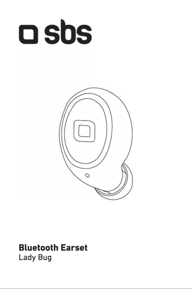 Page 1 de la notice Manuel utilisateur SBS Bluetooth Earset Lady Bug