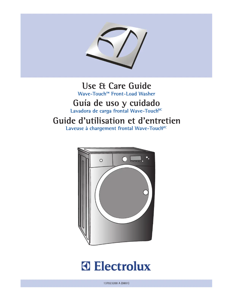 Page n°1 - Manuel utilisateur Electrolux EWFLW65IMB