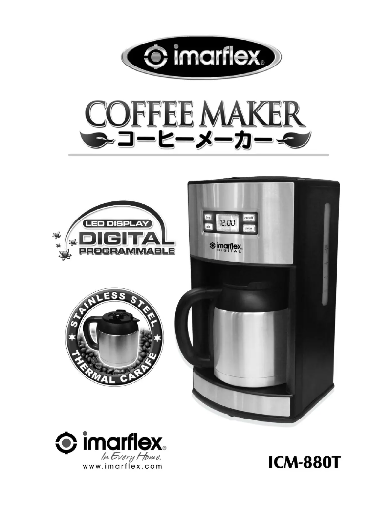 Page n°1 - Manuel utilisateur Imarflex ICM-880T