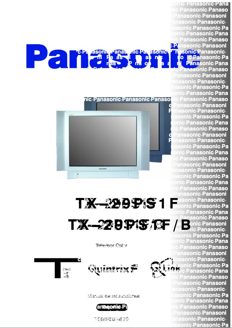 Page 1 de la notice Manuel utilisateur Panasonic TX-29PS1FB