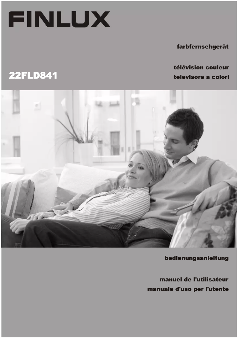 Page n°1 - Manuel utilisateur Finlux 22FLD841