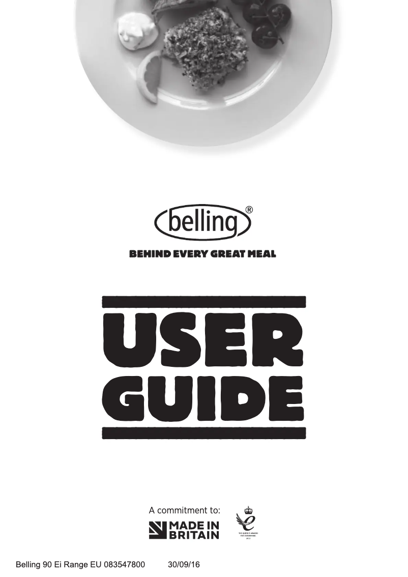 Page n°1 - Manuel utilisateur Belling Cookcentre 90Ei
