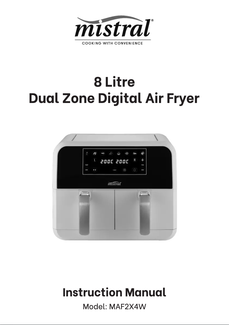 Página 1 del manual Manual de usuario Mistral MAF2X4W