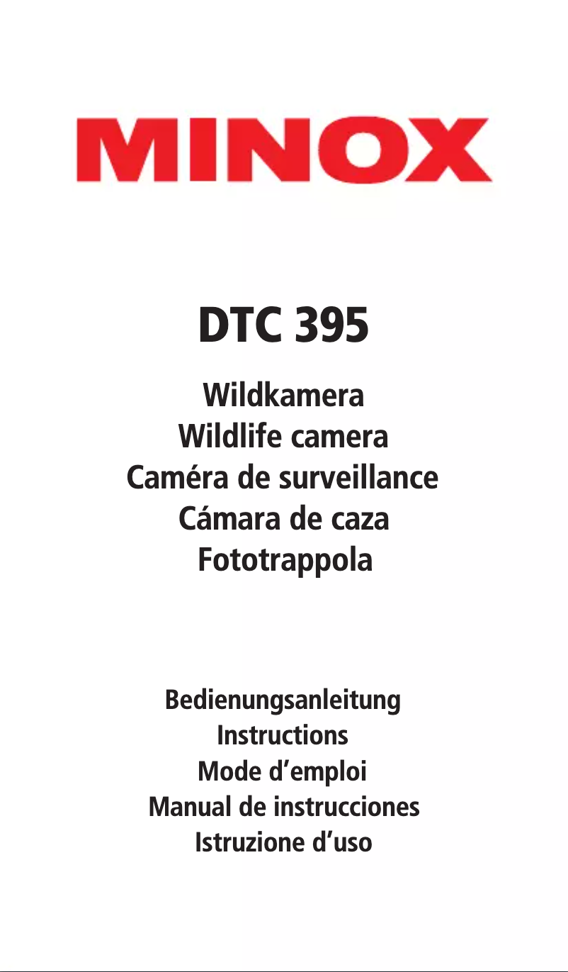 Image de la première page du manuel de l'appareil DTC 395