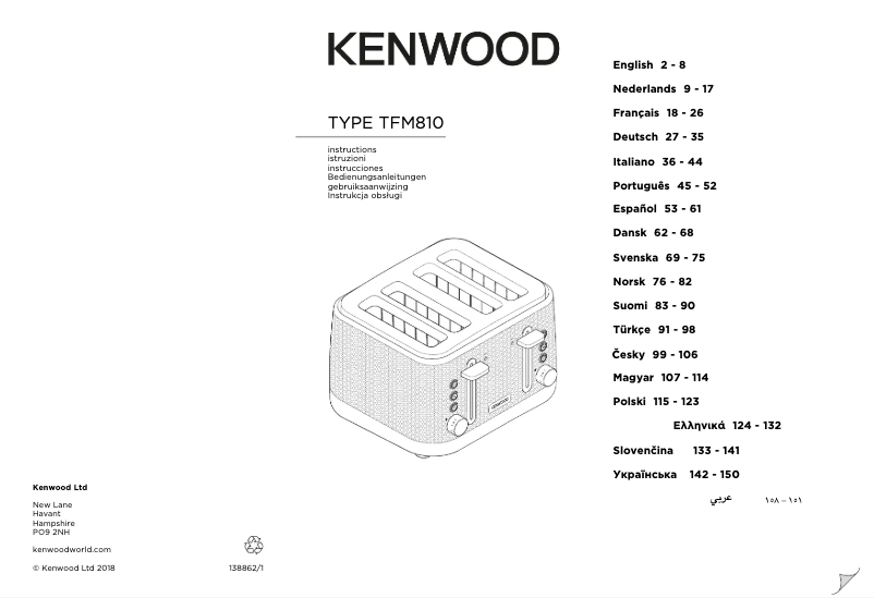 Page 1 de la notice Manuel utilisateur Kenwood TTM480