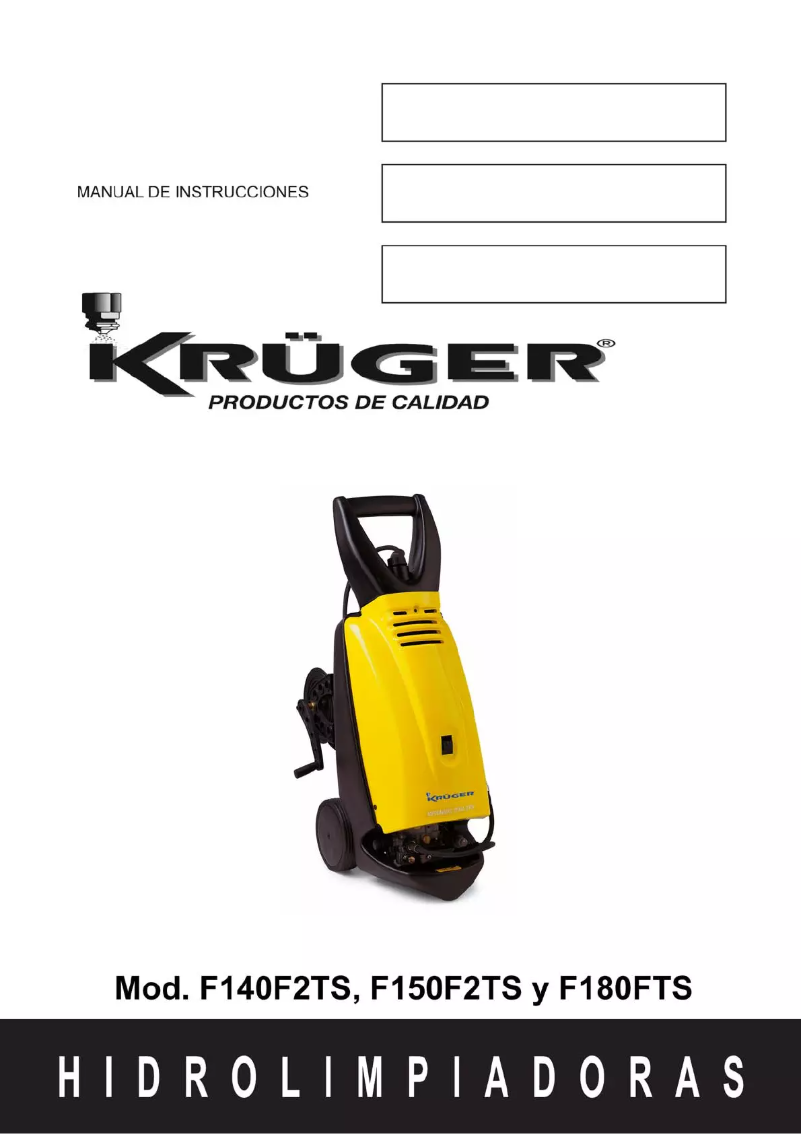 Page n°1 - Manuel utilisateur Krüger F140F2TS