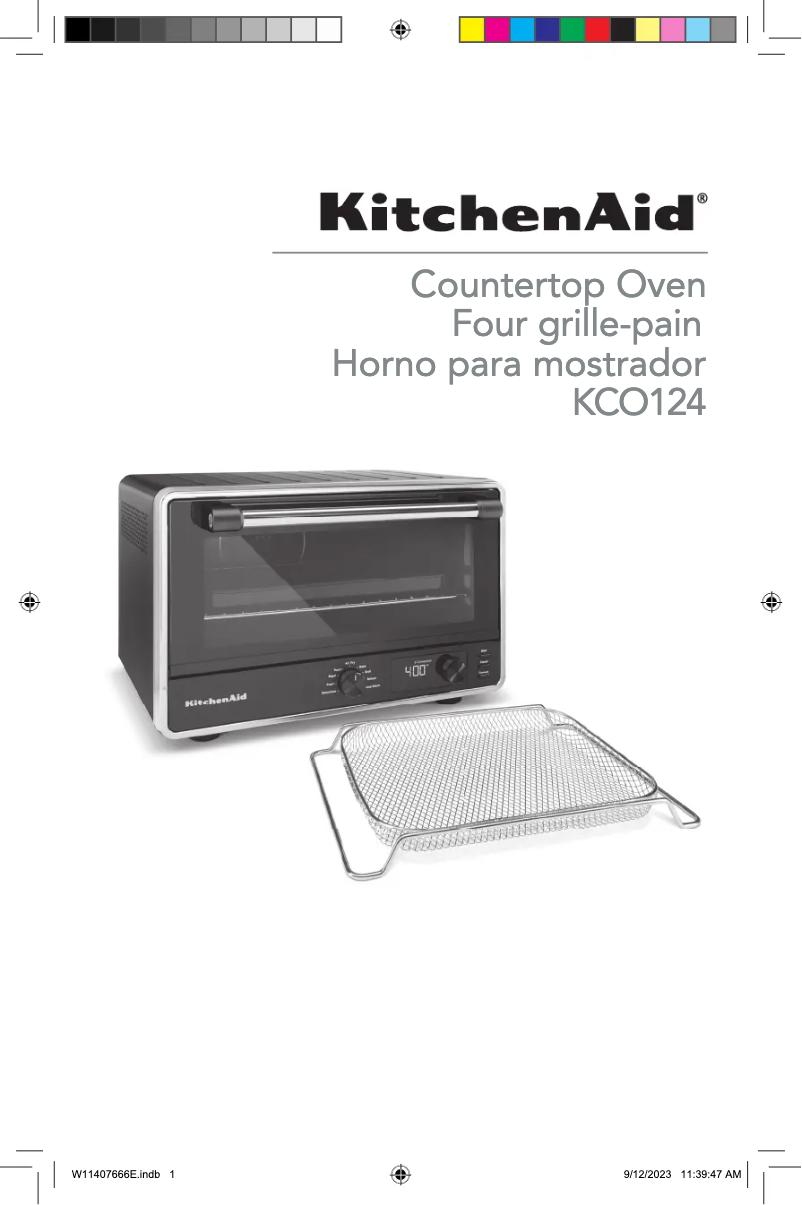 Page n°1 - Manuel utilisateur KitchenAid KCO124