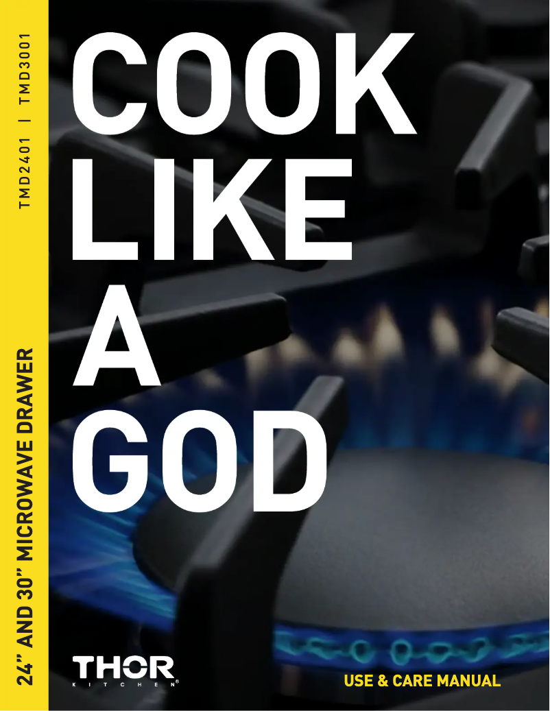 Page 1 de la notice Manuel utilisateur Thor TMD2401