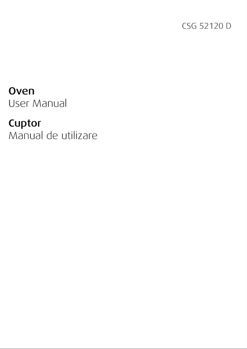 Page 1 de la notice Manuel utilisateur Beko CSG52120DX