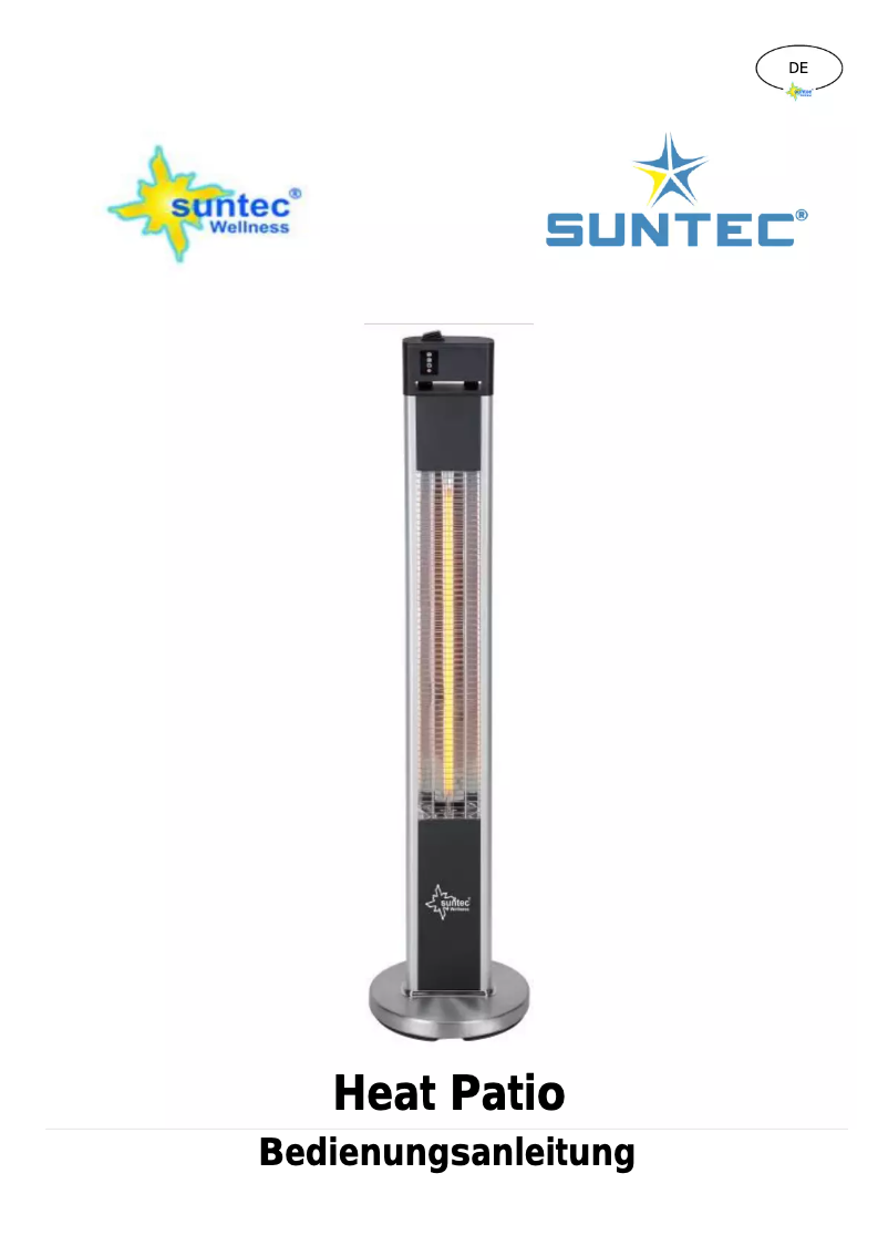 Página 1 del manual Manual de usuario Suntec Heat Patio