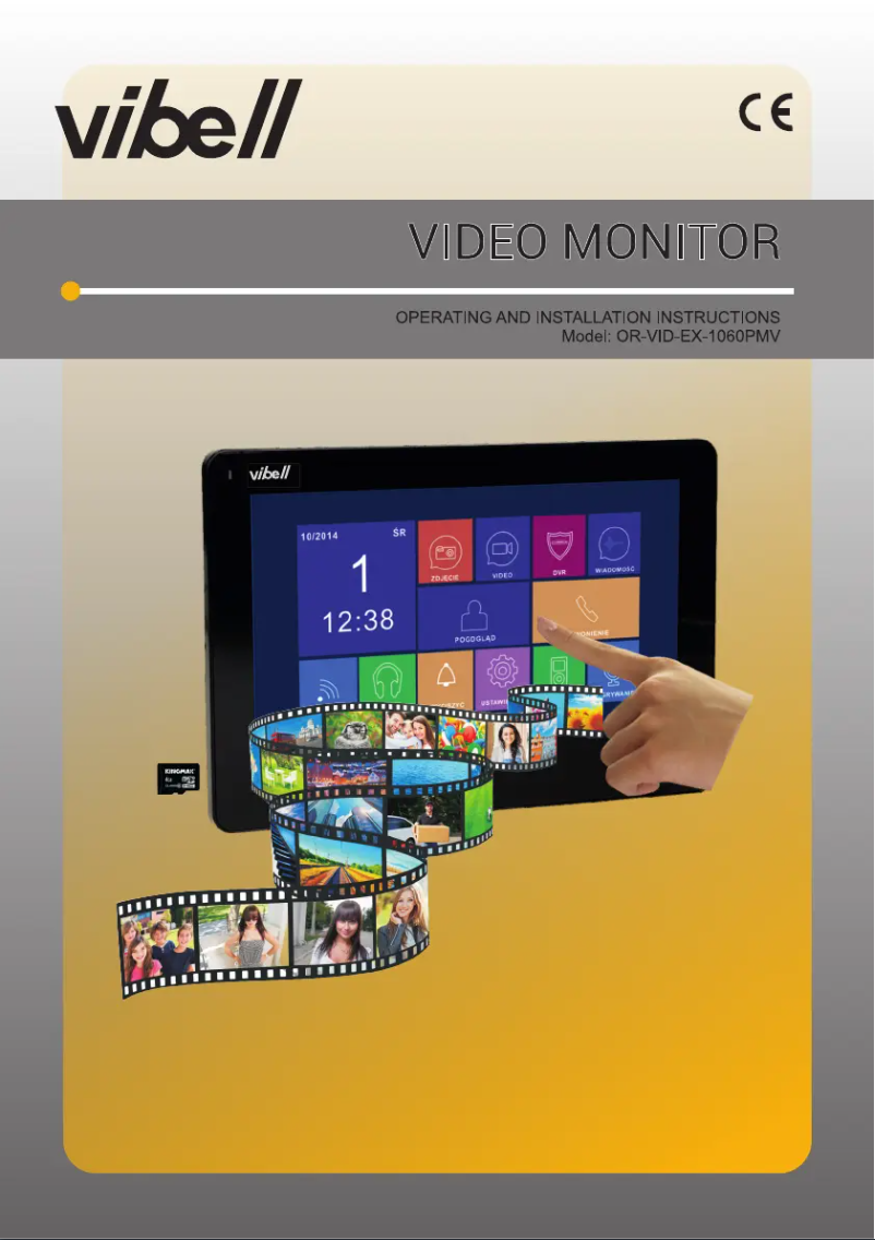 Page n°1 - Manuel utilisateur ORNO OR-VID-EX-1060PMV