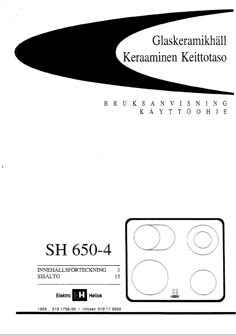 Image de la première page du manuel de l'appareil SH650-4