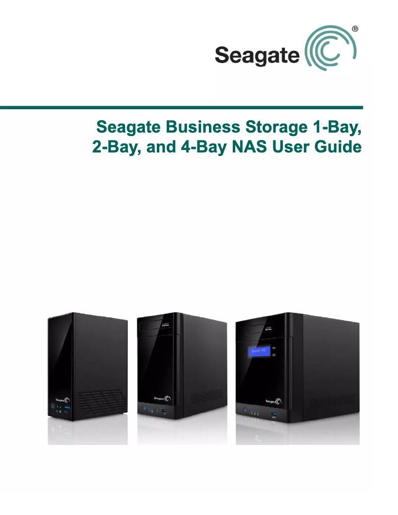 Image de la première page du manuel de l'appareil Business Storage 2-Bay