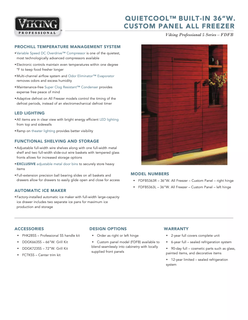 Image de la première page du manuel de l'appareil FDFB5363L