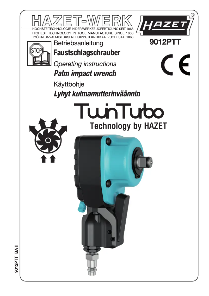 Página 1 del manual Manual de usuario Hazet 9012PTT