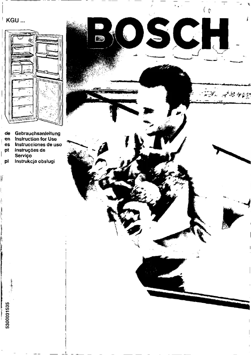 Page 1 de la notice Manuel utilisateur Bosch KGU32190