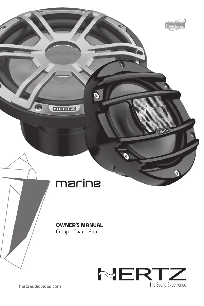 Image de la première page du manuel de l'appareil Marine HMS 10 S2-LD-SW