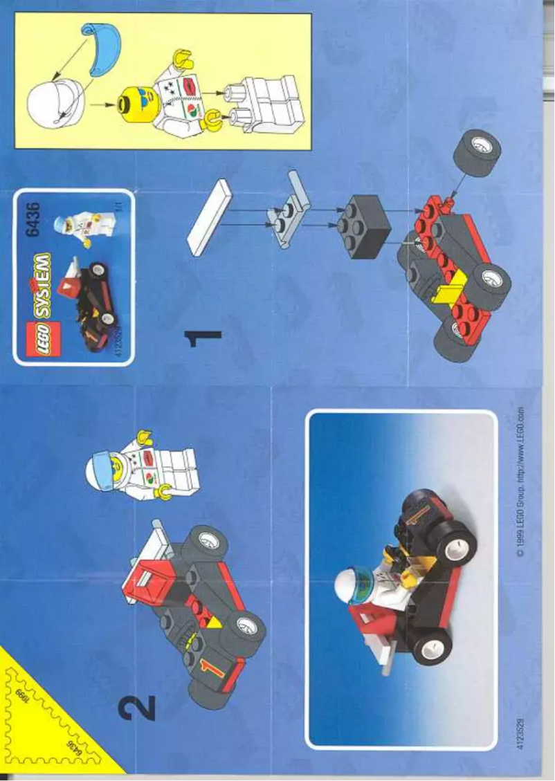 Page 1 de la notice Manuel utilisateur Lego City 6436