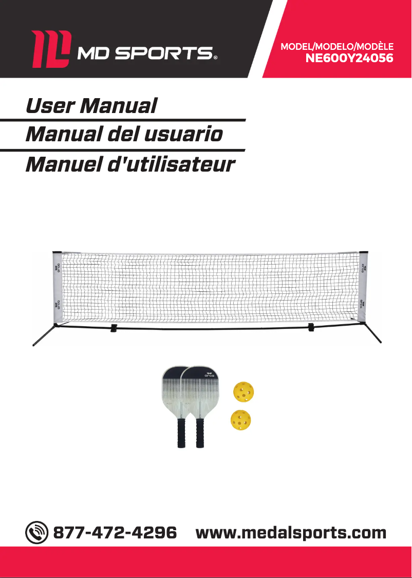Page n°1 - Manuel utilisateur ORCA NE600Y24056