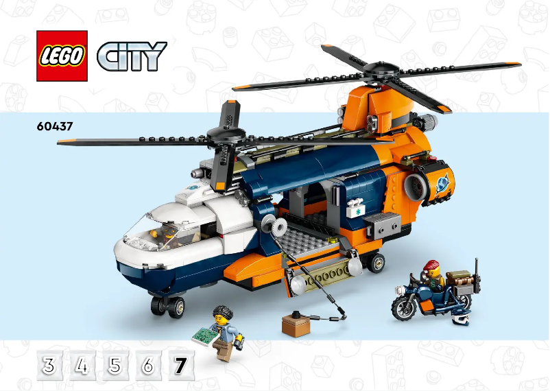 Page 1 de la notice Manuel utilisateur Lego City 60437