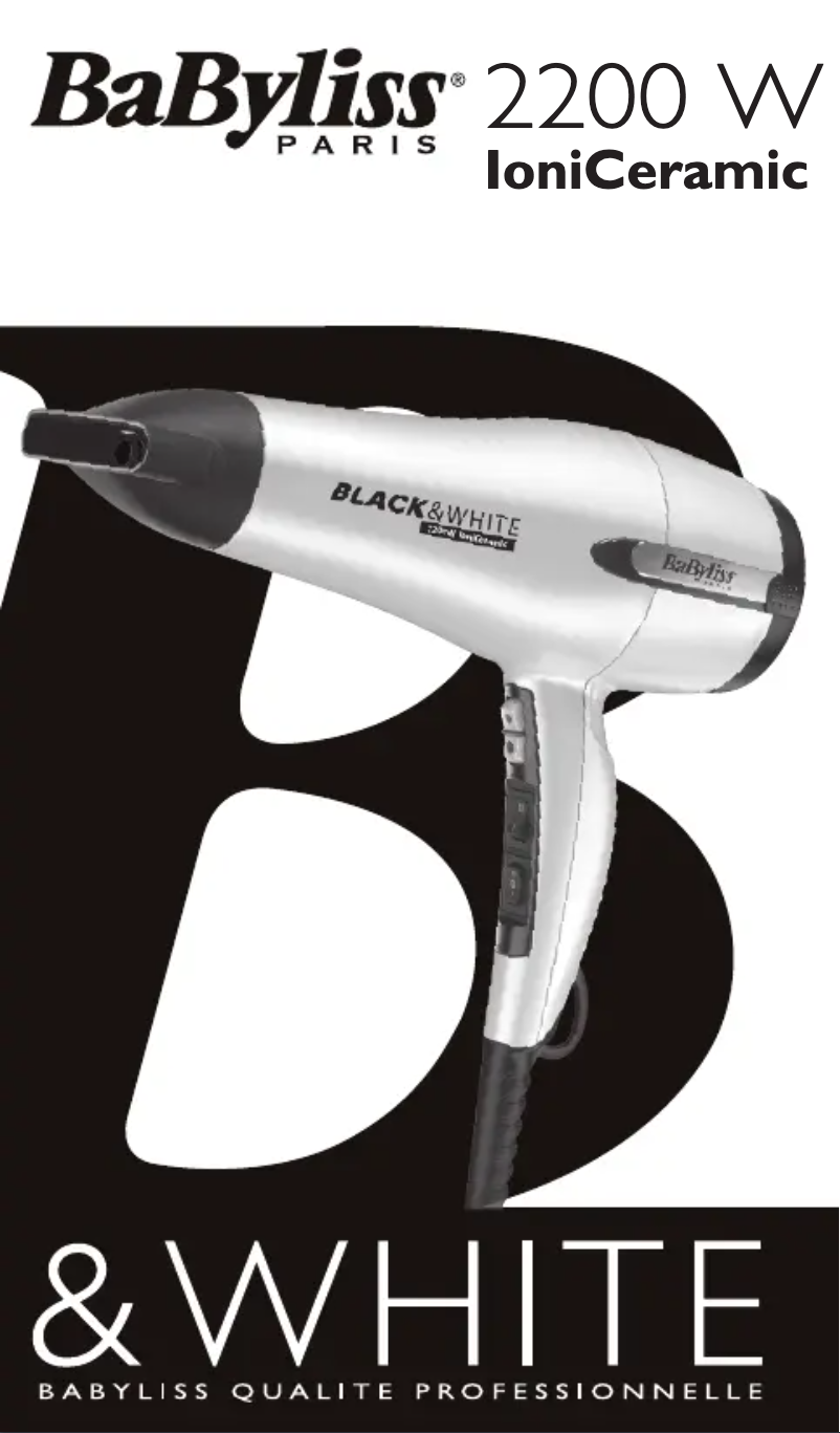 Página 1 del manual Manual de usuario BaByliss BW495E