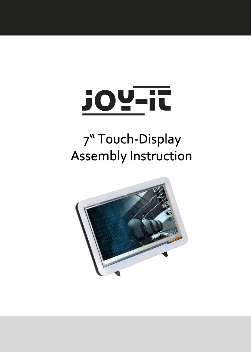 Image de la première page du manuel de l'appareil RB-LCD-7-2CASE