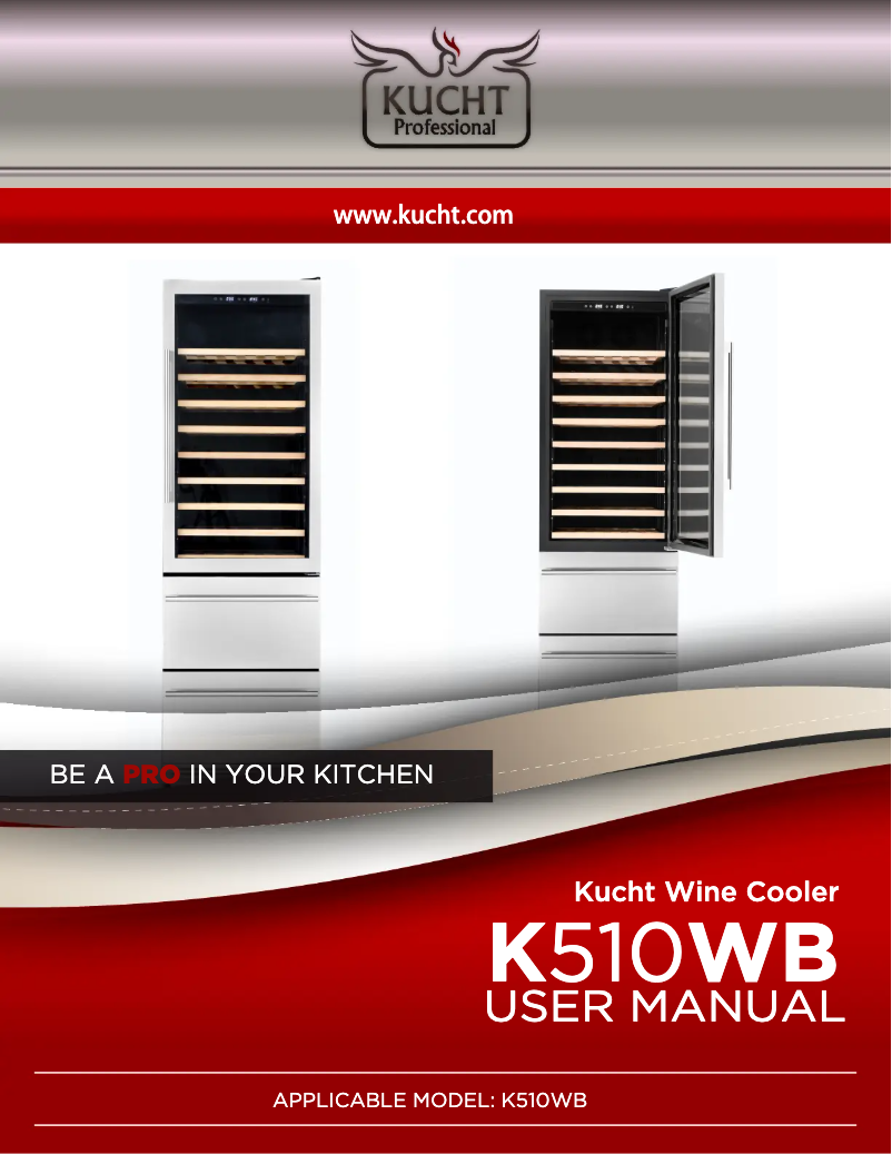 Page 1 de la notice Manuel utilisateur Kucht K510WB