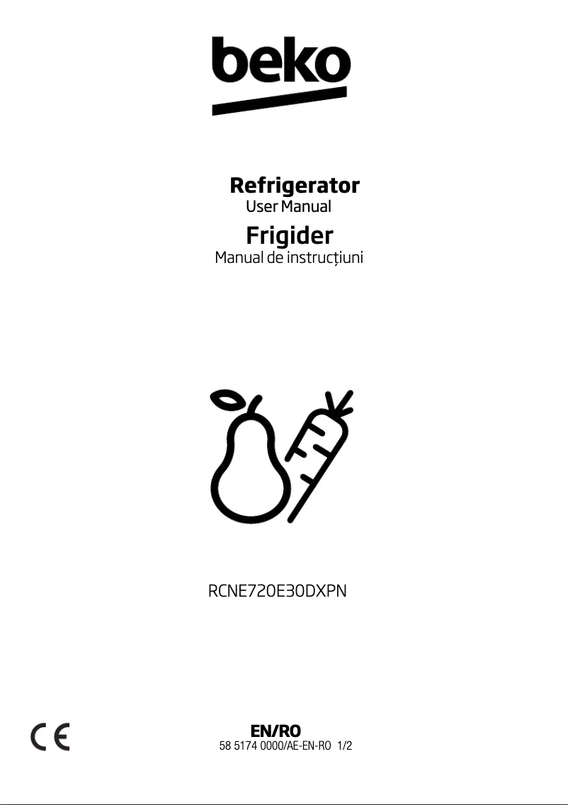 Image de la première page du manuel de l'appareil RCNE720E30DXPN