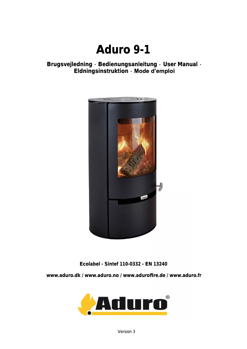 Image de la première page du manuel de l'appareil 9-1