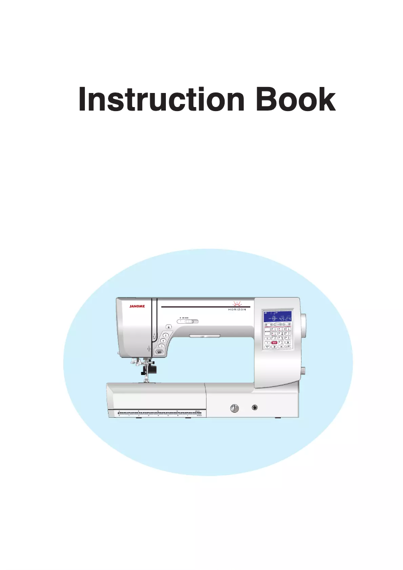 Image de la première page du manuel de l'appareil Horizon Memory Craft 8200QCP Special Edition