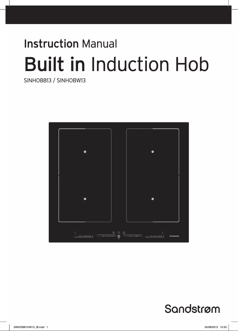 Page 1 de la notice Manuel utilisateur Sandstrøm SINHOBW13